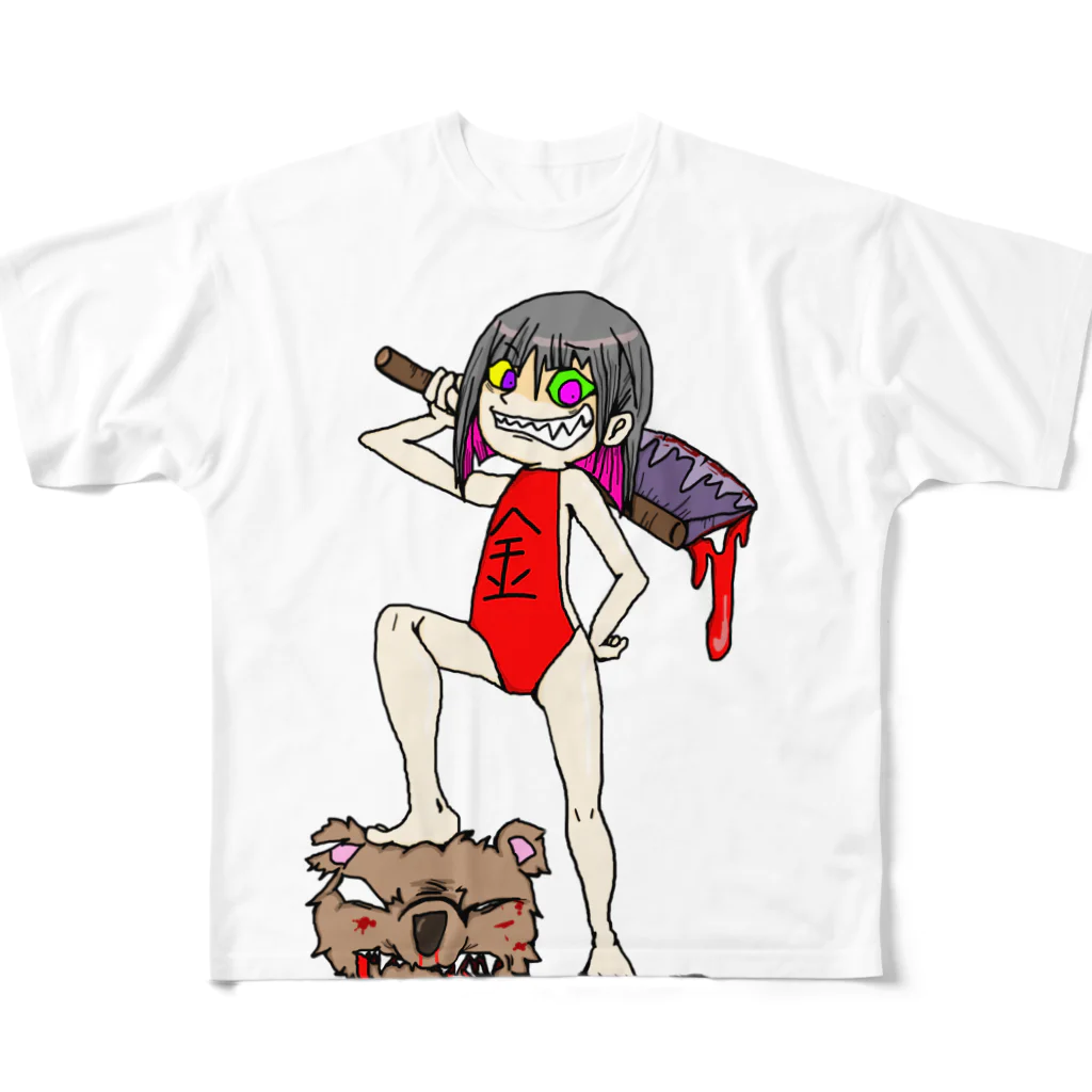 GroPopCandyの圧勝の金太郎 All-Over Print T-Shirt