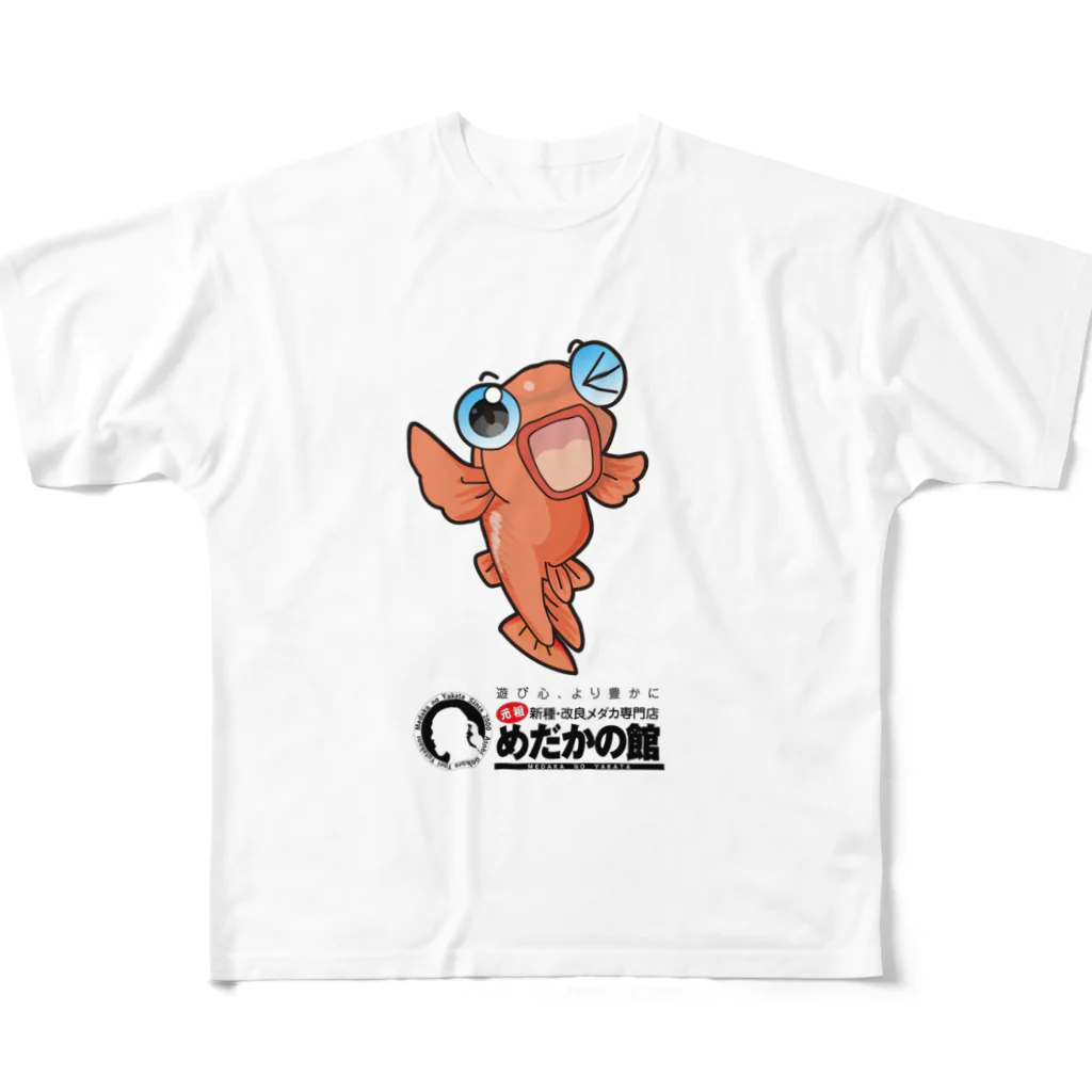 めだかの館公式グッズショップの楊貴妃メダカのよう吉 All-Over Print T-Shirt