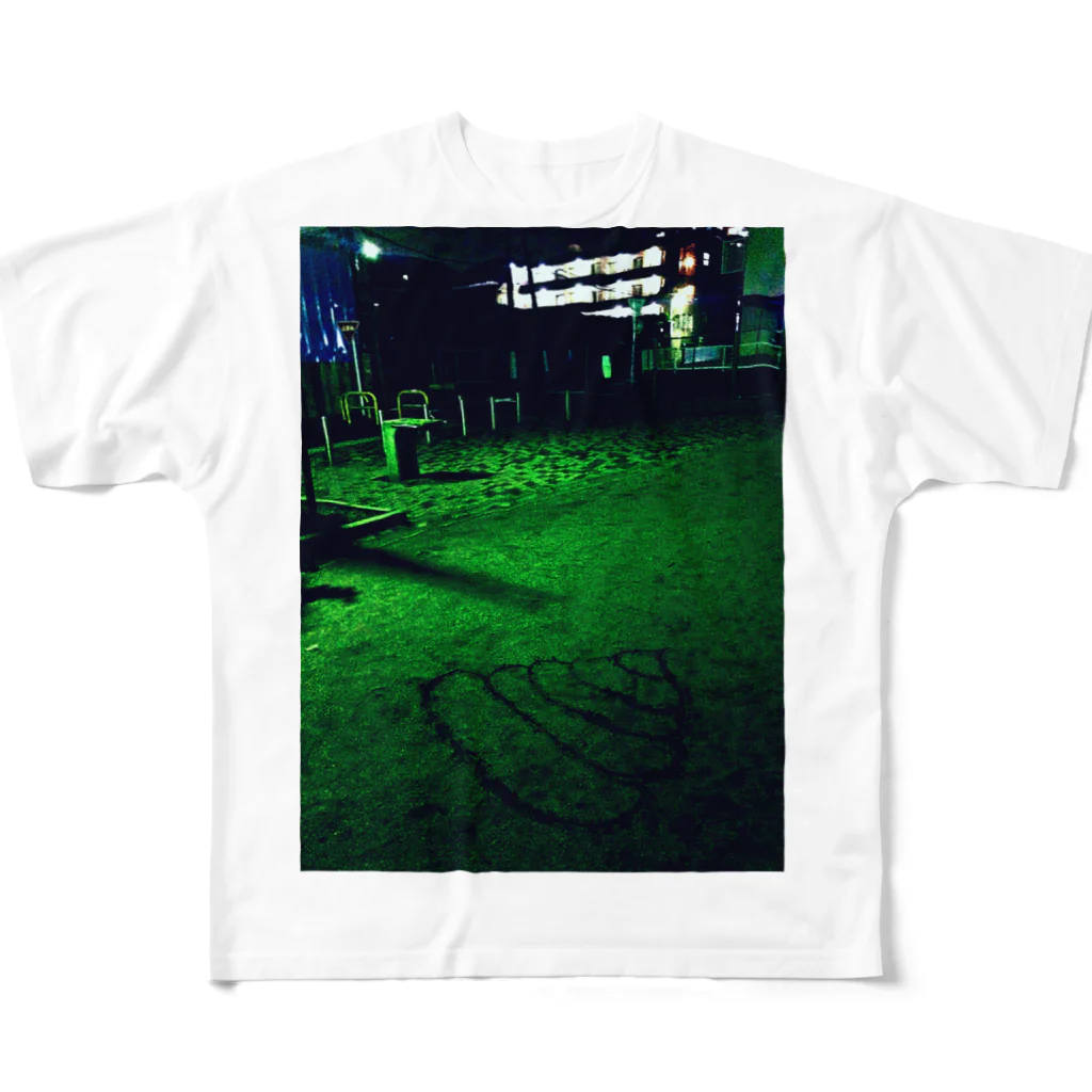 我那覇剛柔丸STOREのMidnight Invincible Children All-Over Print T-Shirt