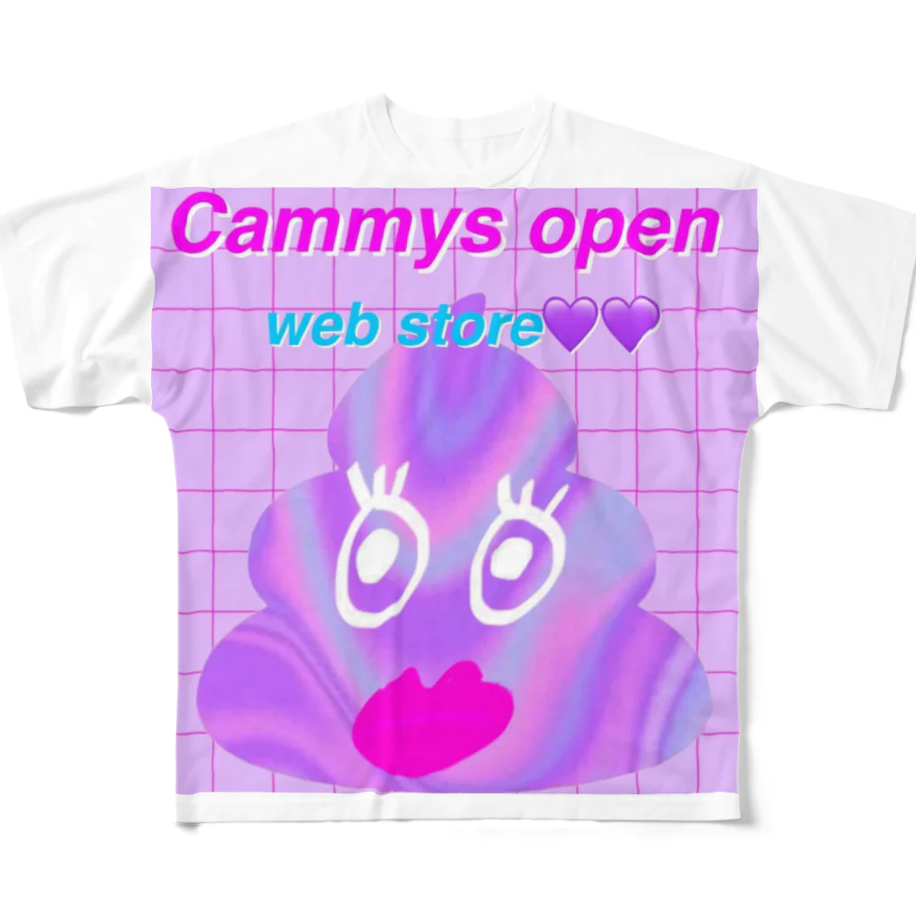 CammysのCammysオリジナルキャラクターTシャツ All-Over Print T-Shirt