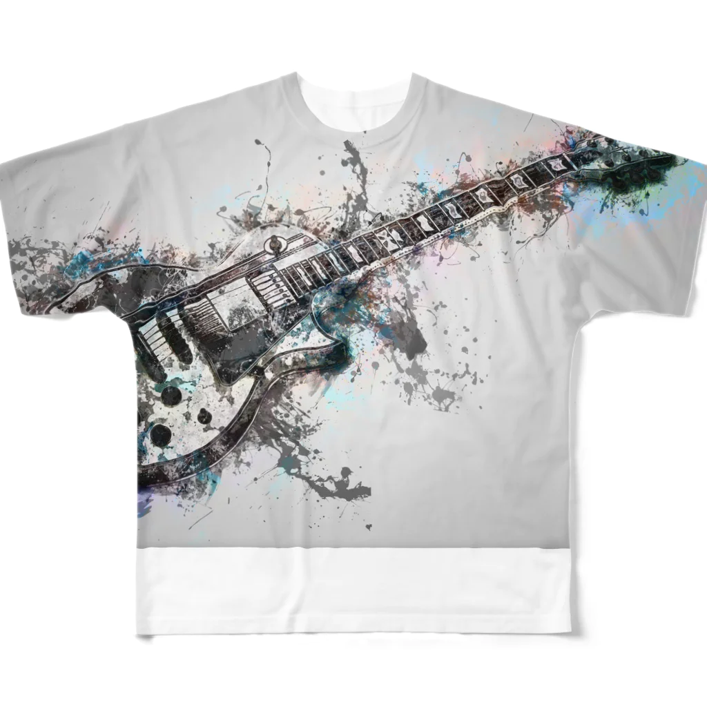 hplkjnyのCool guitar All-Over Print T-Shirt