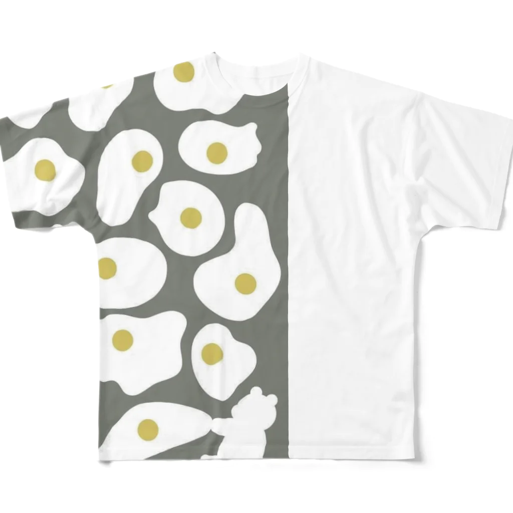 烏兎舎〜utosya〜のsunny side up! All-Over Print T-Shirt