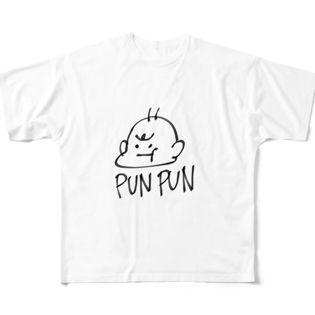 森田マーガレットのPUNPUN All-Over Print T-Shirt