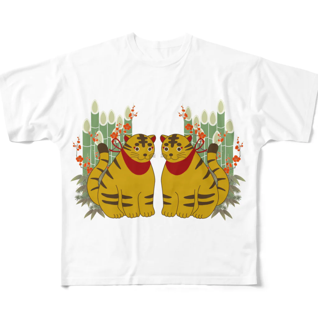 Amiの松竹梅大寅 All-Over Print T-Shirt