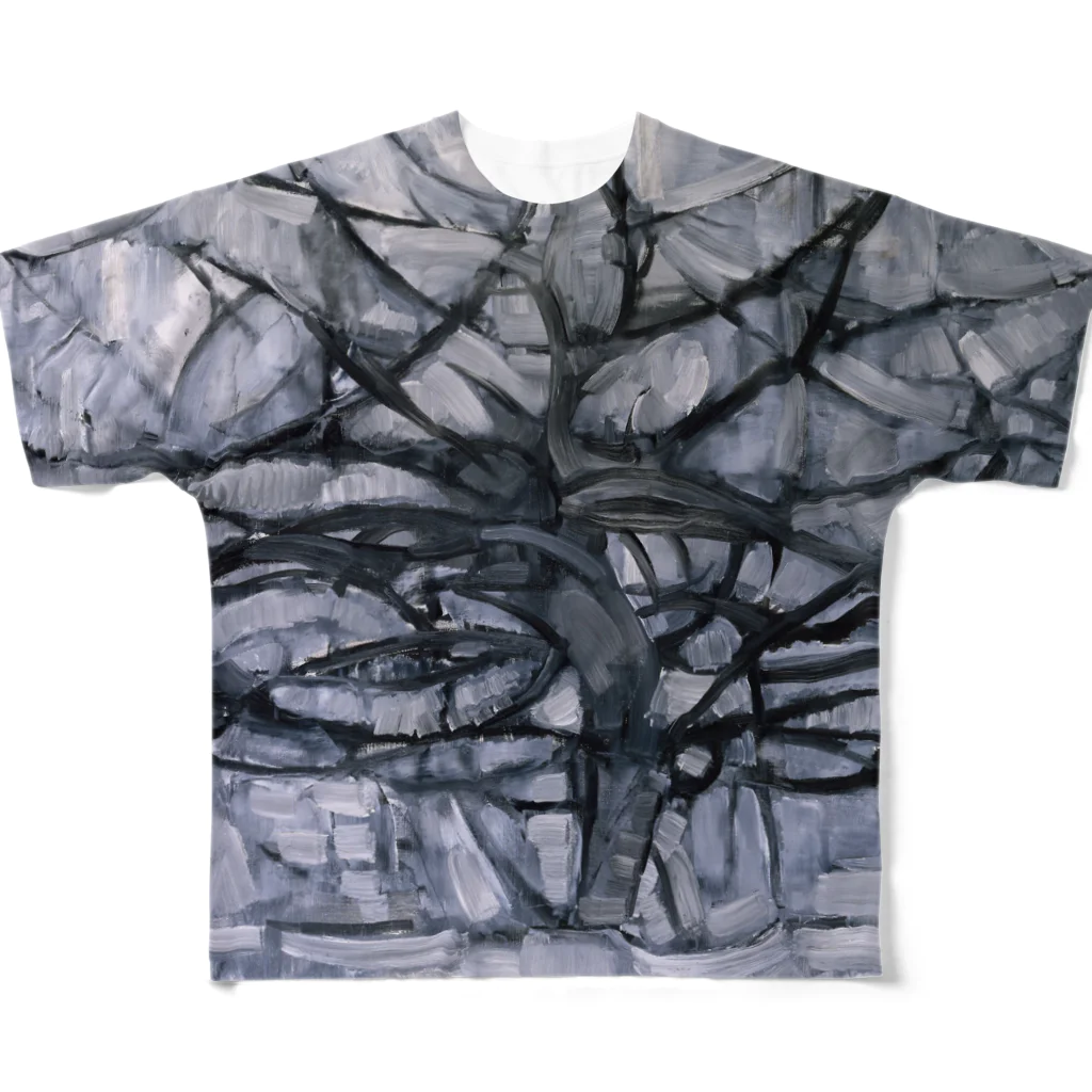 fullTshirt_PublicDoのGray Tree 1911 All-Over Print T-Shirt