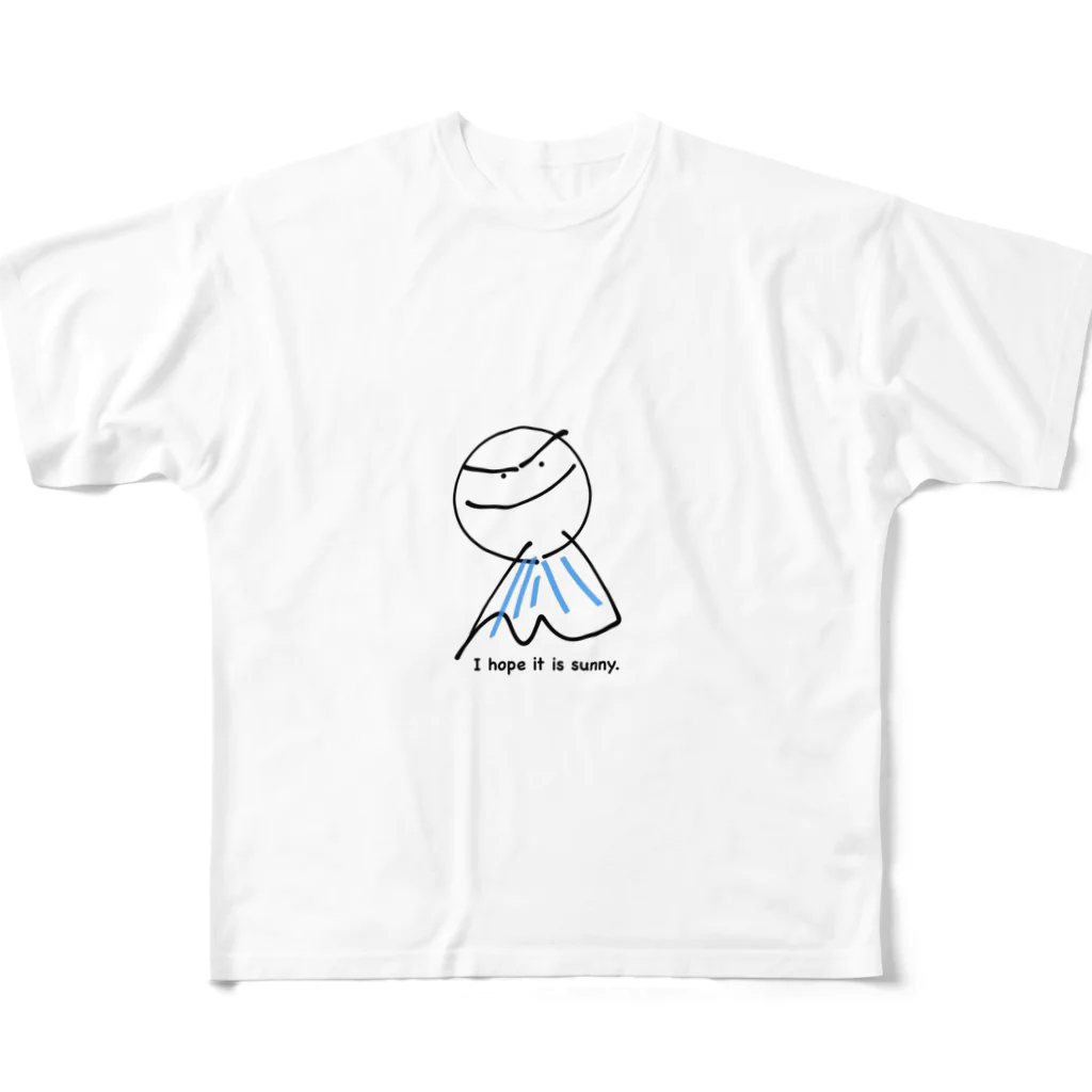 soooooooouのてるてるぼーず フルグラフィックTシャツ