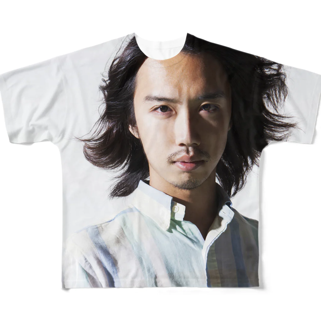 存在がミュート official storeの囲い All-Over Print T-Shirt