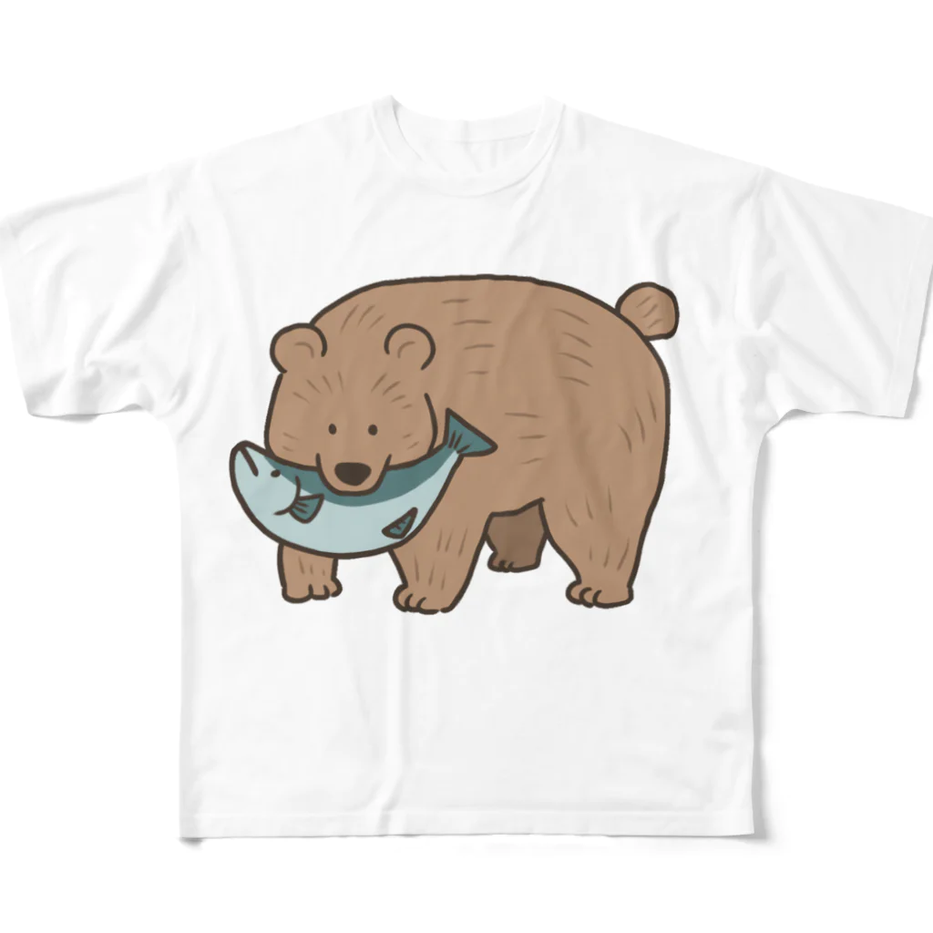 しゃけくま / zawa ( zawa_zawa )のフルグラフィックTシャツ通販