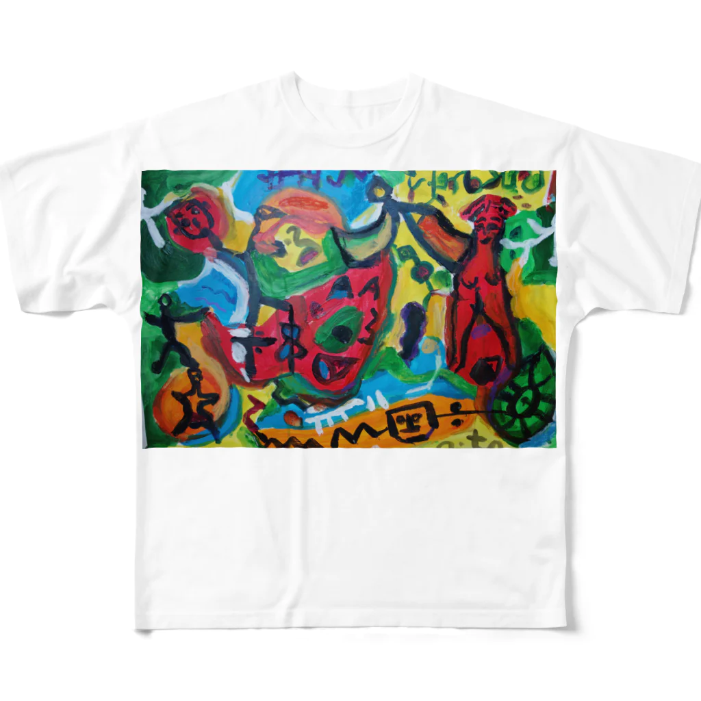 秋永アートの3 All-Over Print T-Shirt