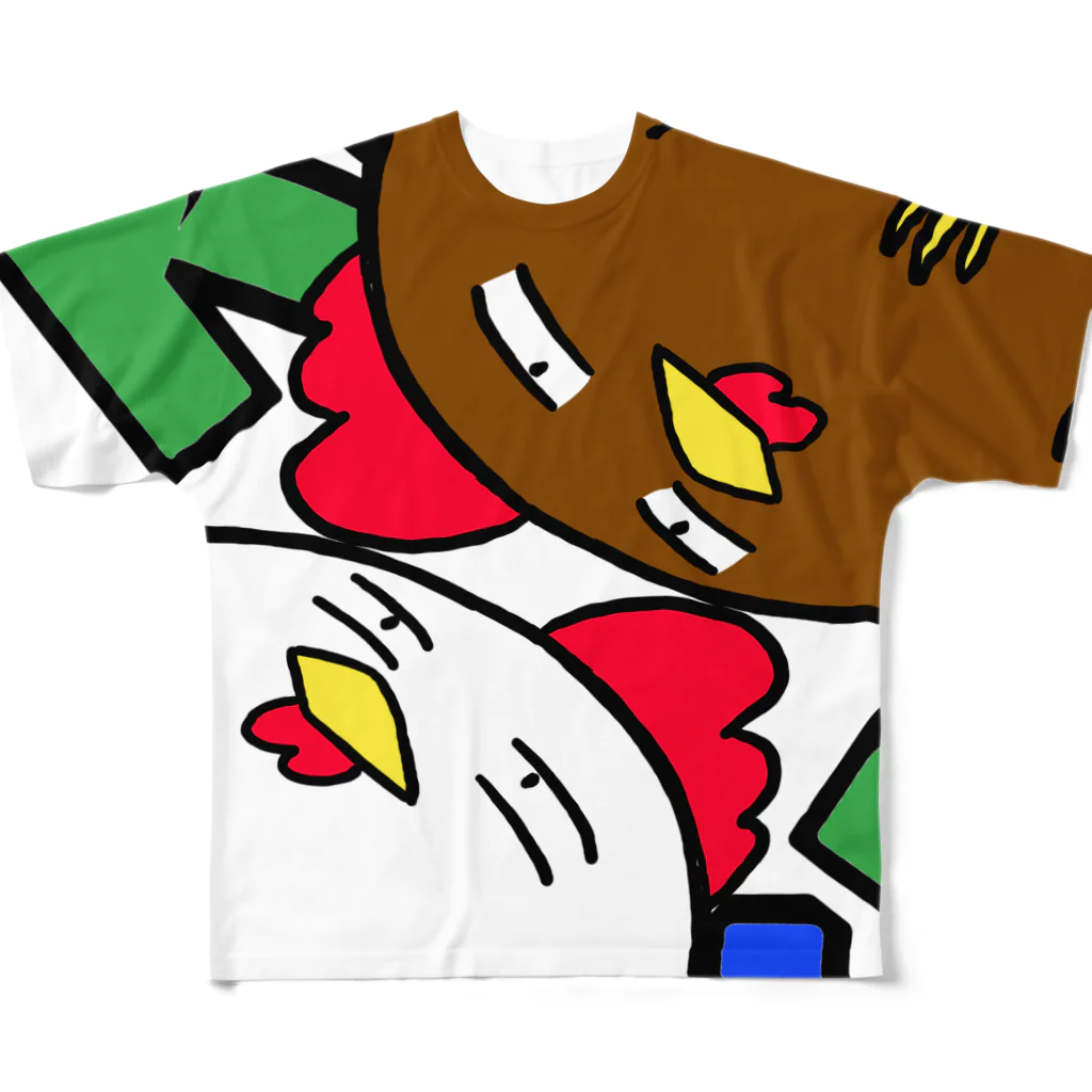 NOKIO MUXのコケコッコ All-Over Print T-Shirt