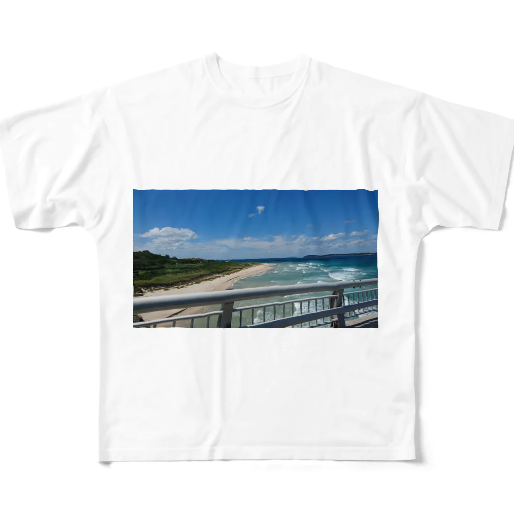 tubasa7272のバカンス フルグラフィックTシャツ