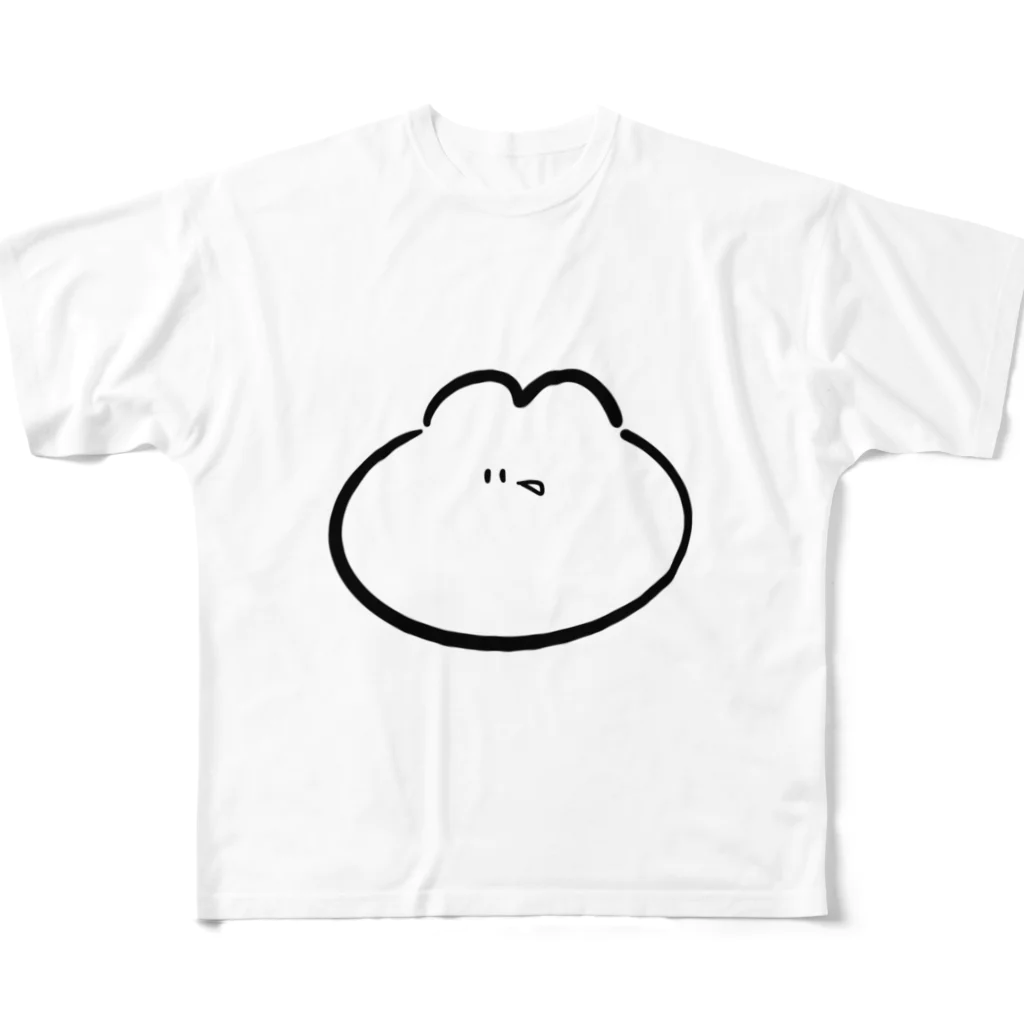 うさおにぎりやさんのどでかうさお All-Over Print T-Shirt