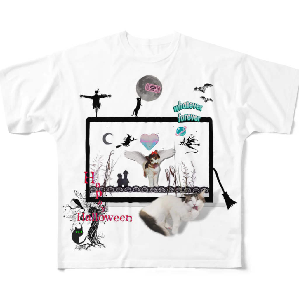 𝙈𝙊𝙈𝙊'𝙨 𝙎𝙝𝙤𝙥のHappy Halloween #03 All-Over Print T-Shirt