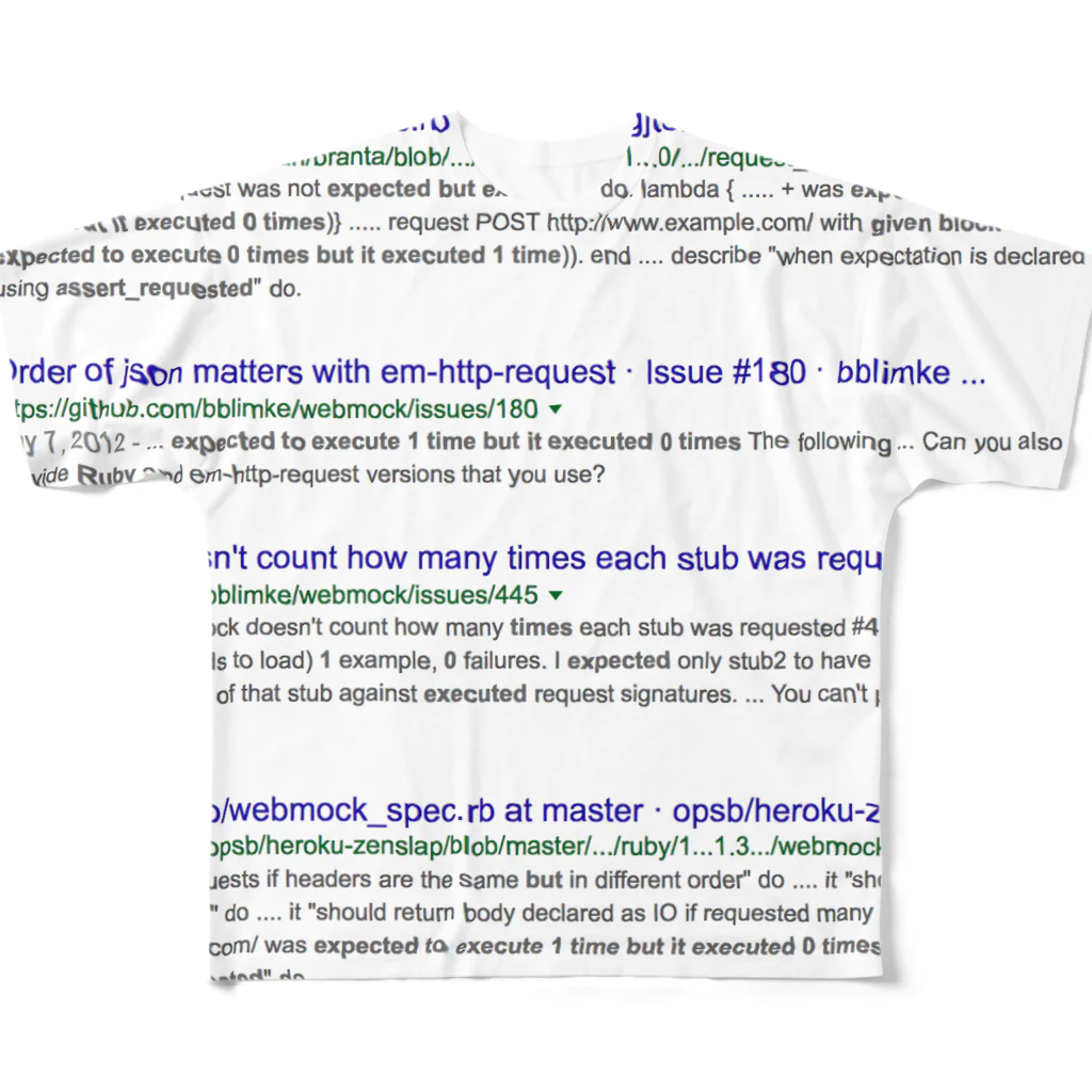 株式会社スガノワークスのgoogle search result All-Over Print T-Shirt