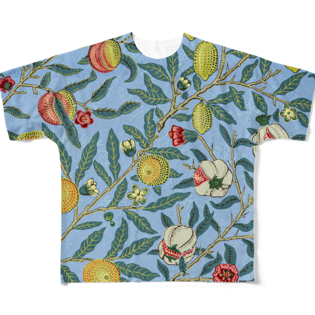 fullTshirt_PublicDoのFour fruits pattern 1862 フルグラフィックTシャツ