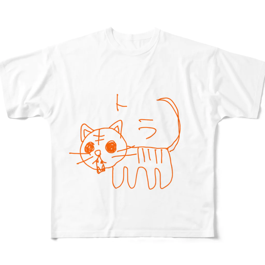 うずらのとらさん All-Over Print T-Shirt