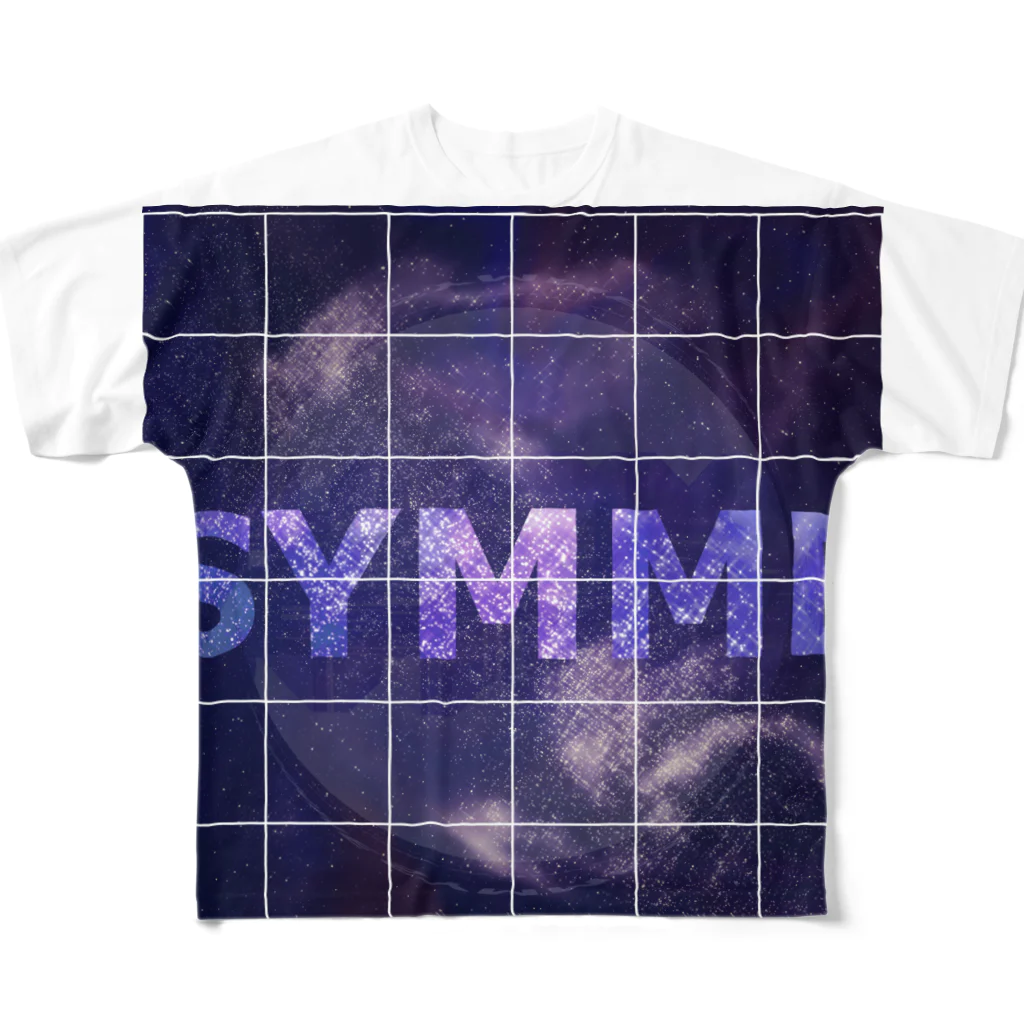 hroのsymmetry フルグラフィックTシャツ