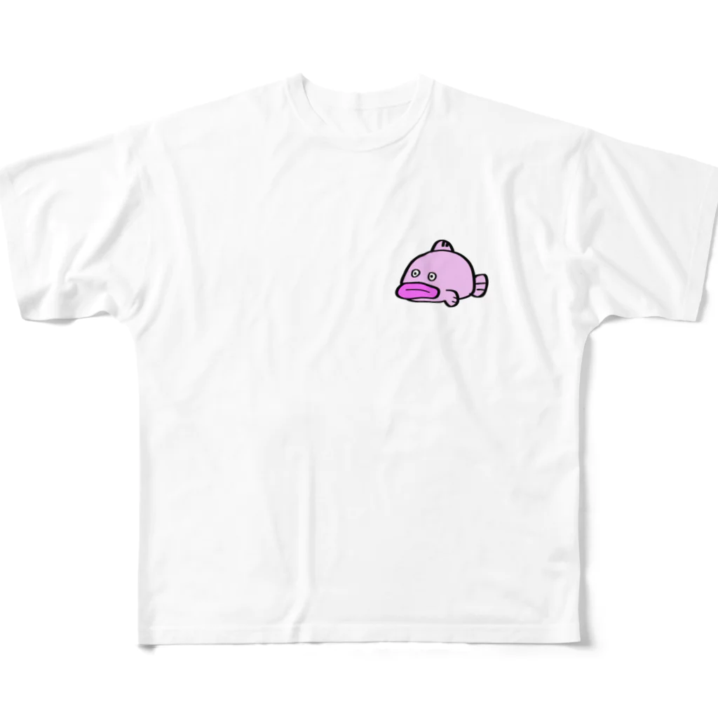 ﾗﾋﾞｻﾝのニュウドウカジカ All-Over Print T-Shirt