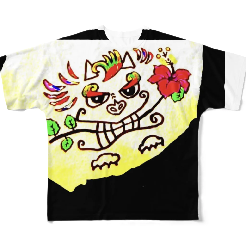 OKINAWA867オフィスの南国シーサー okinawa867 All-Over Print T-Shirt