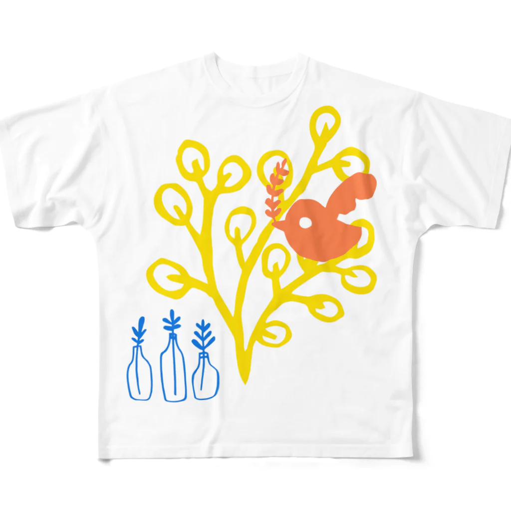 Macaroniの北欧モチーフデザイングッズ フルグラフィックTシャツ