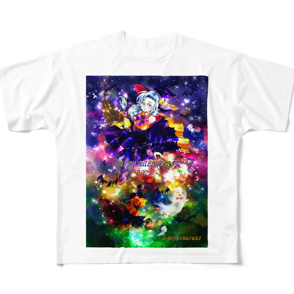 星架月のHALLOWEEN2021 All-Over Print T-Shirt