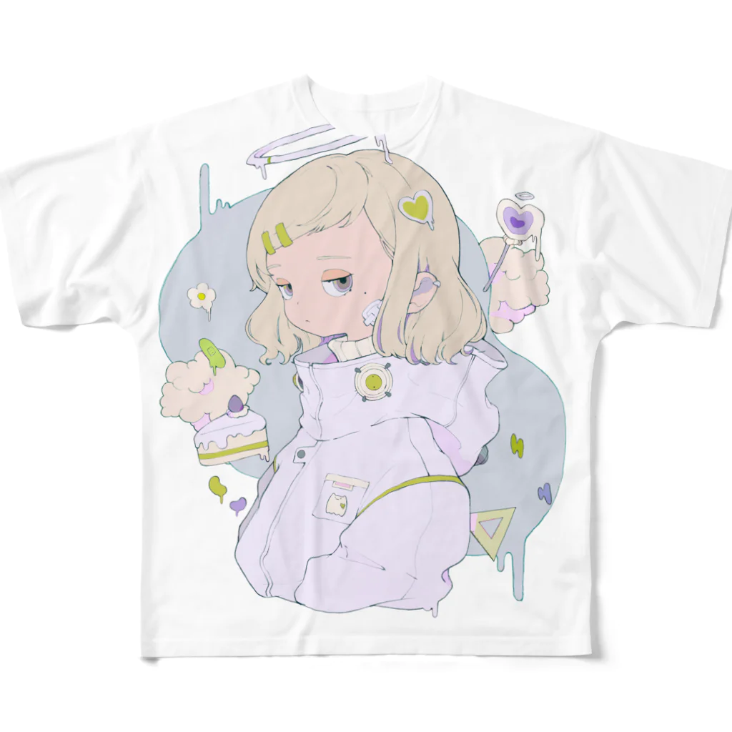 ペパーミントの天使 All-Over Print T-Shirt