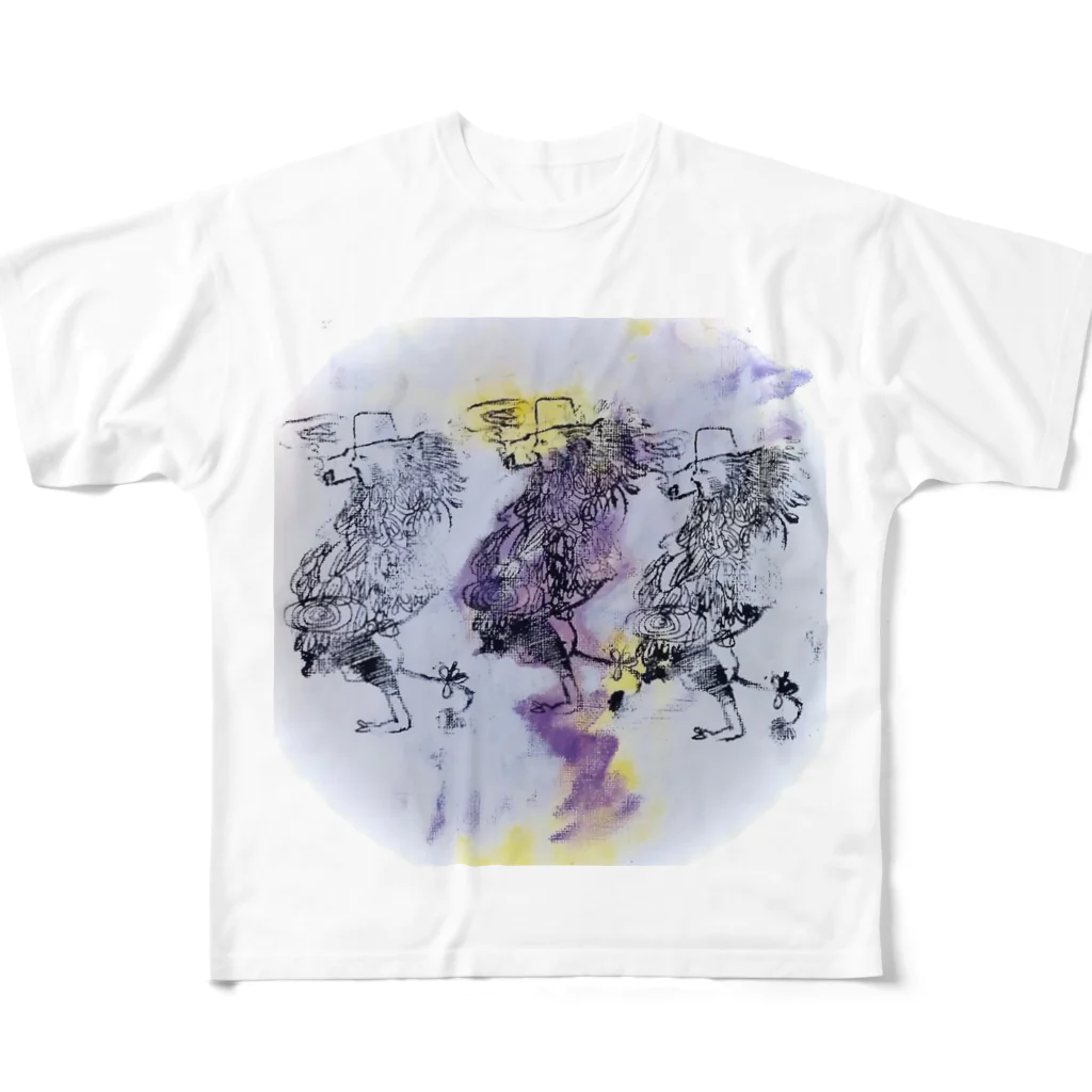 エビチリのカタアシエルサ All-Over Print T-Shirt