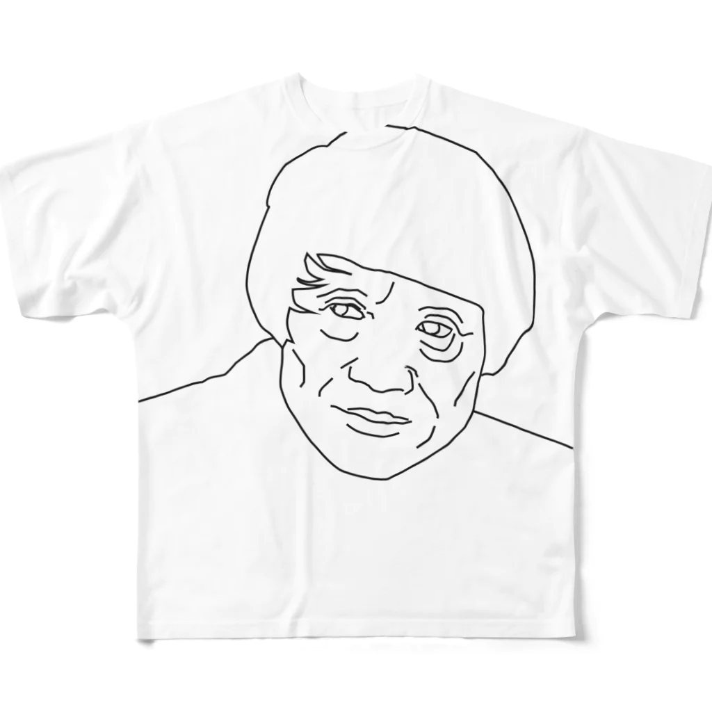 ちゃんやまの安藤忠雄 All-Over Print T-Shirt