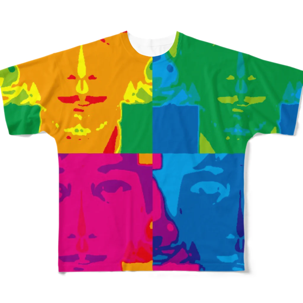 AIM HIGH Product さらなる高みが目指せる品々のGod of pop All-Over Print T-Shirt