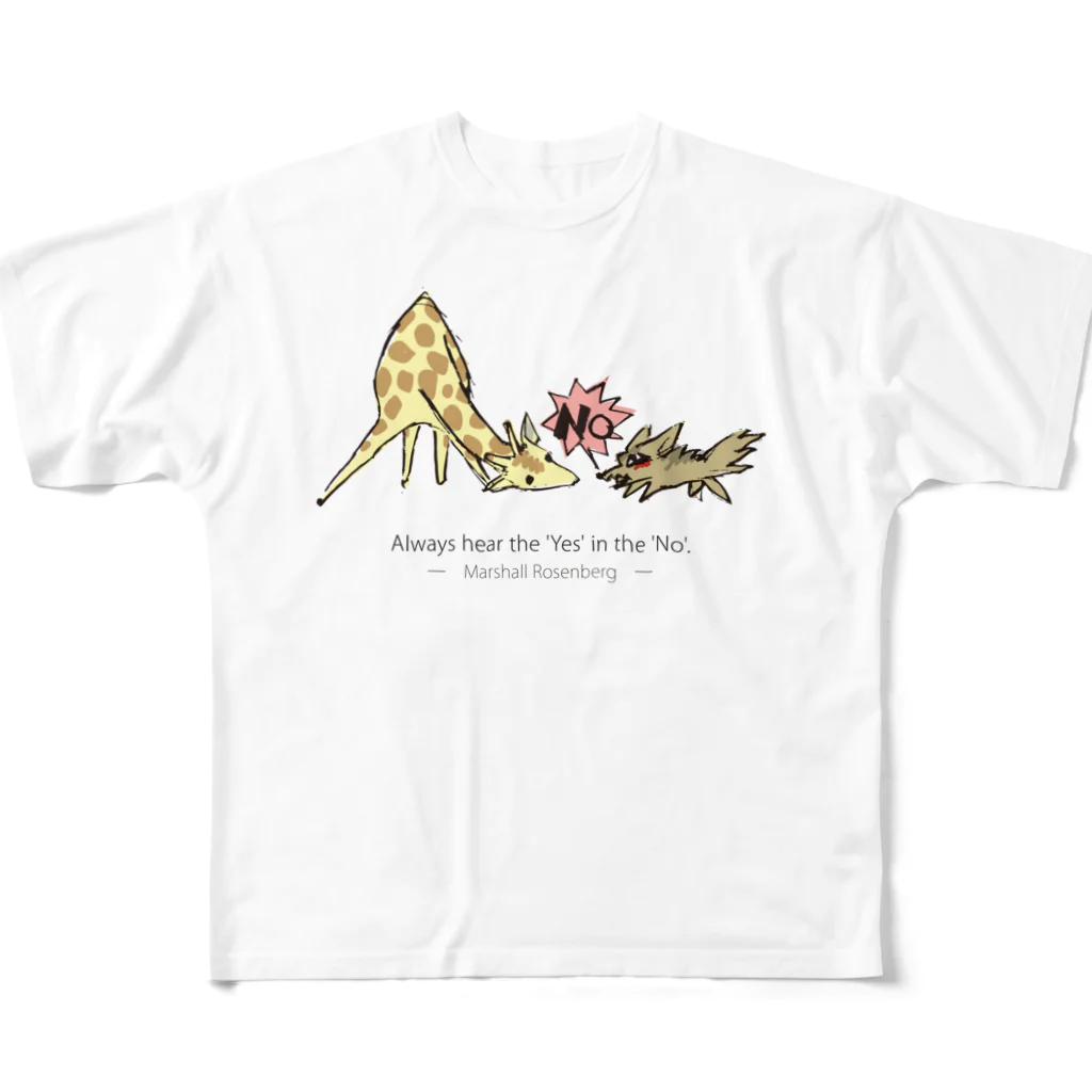 toliodesignのノーノージャッカルくん All-Over Print T-Shirt