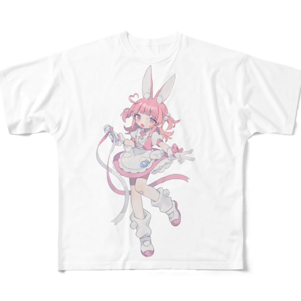 ももぐみの🐇 フルグラフィックTシャツ