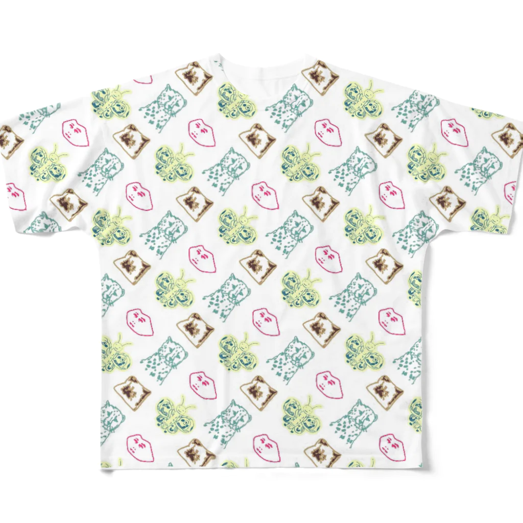 AIM HIGH Product さらなる高みが目指せる品々の高みのるつぼ All-Over Print T-Shirt