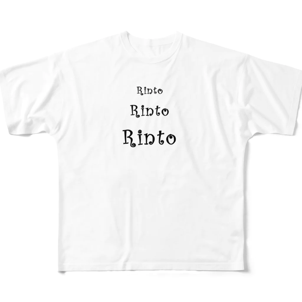 RintripのRinto!Rinto!Rinto! Tシャツ フルグラフィックTシャツ