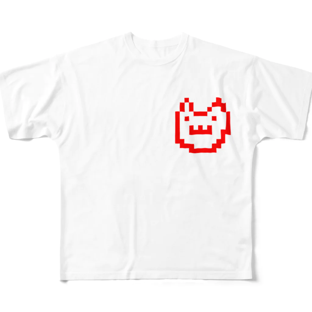 MAPLEのドットニャン フルグラフィックTシャツ