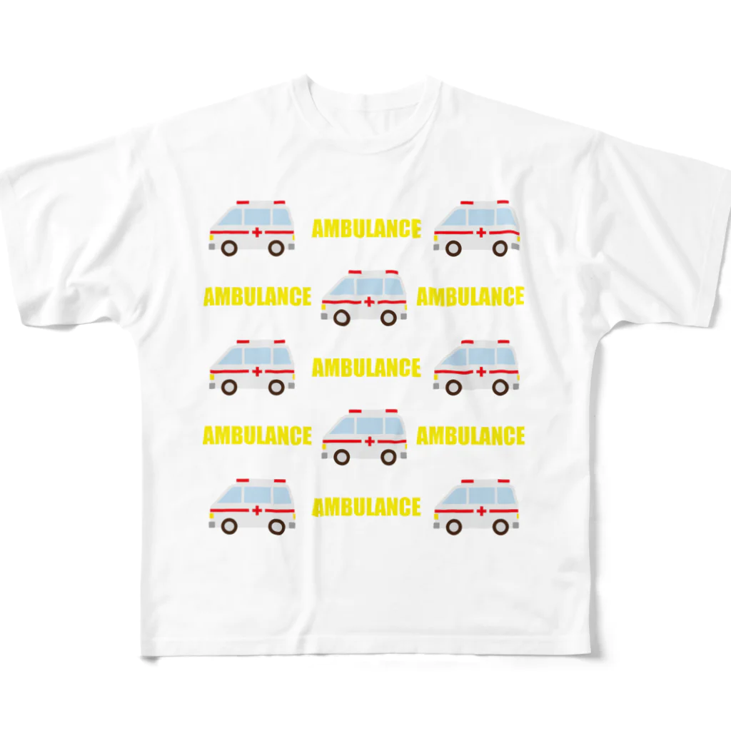 フォーヴァの救急車 All-Over Print T-Shirt