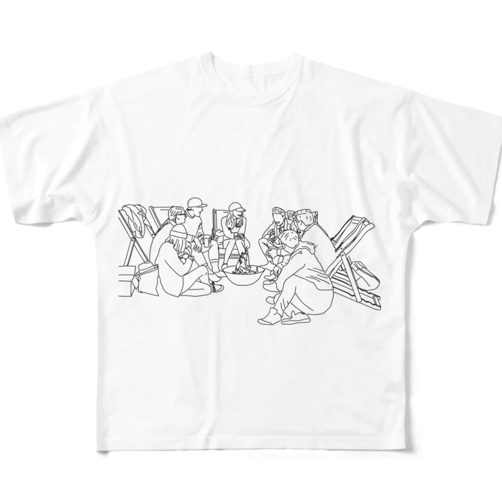 BumPutty（バンプティ）のキャンプホリデー All-Over Print T-Shirt