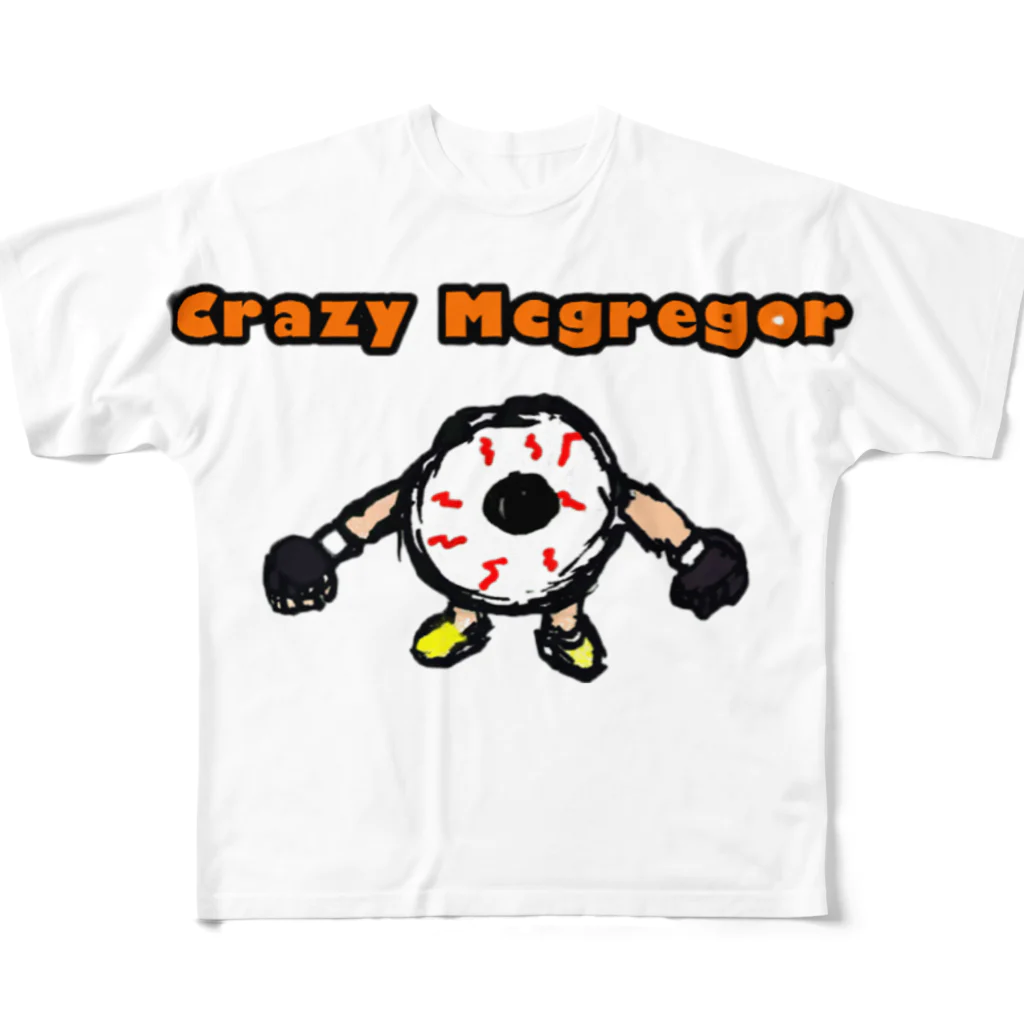 CrazyMcgregorのcrazy mcgregorNo.1 フルグラフィックTシャツ