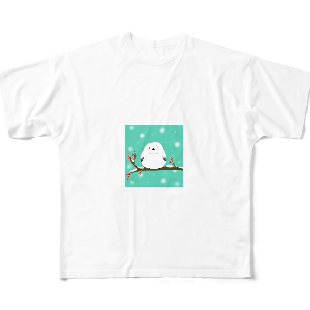 にょろももももものシマエナガちゃん All-Over Print T-Shirt