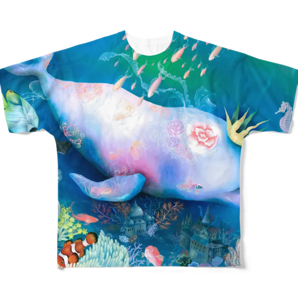 黒野祥絵のSEA All-Over Print T-Shirt