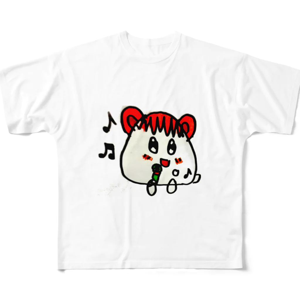 ウタハムちゃんです♪のウタハムちゃん(透明化) All-Over Print T-Shirt