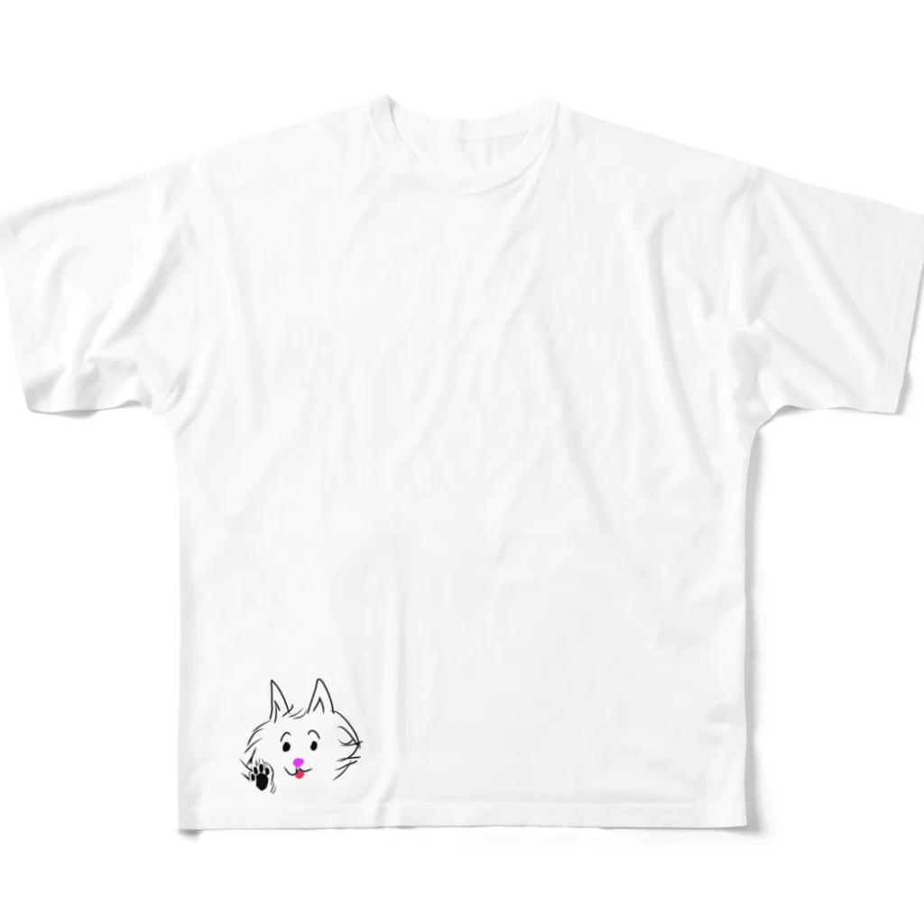 まさどりーのキューちゃん フルグラフィックTシャツ