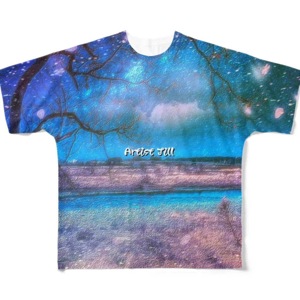 【ホラー専門店】ジルショップの想い川 All-Over Print T-Shirt