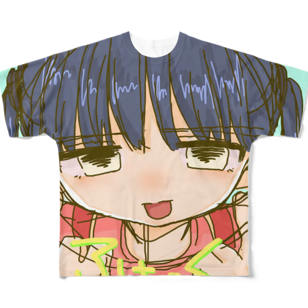 夢乃ぴあのふぁっきんろりいた フルグラフィックTシャツ