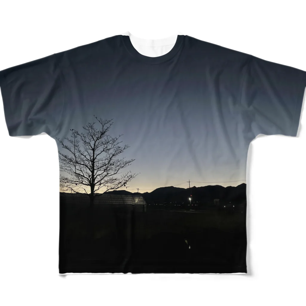 2929gawDesignShop358のEarly winter sunrise フルグラフィックTシャツ