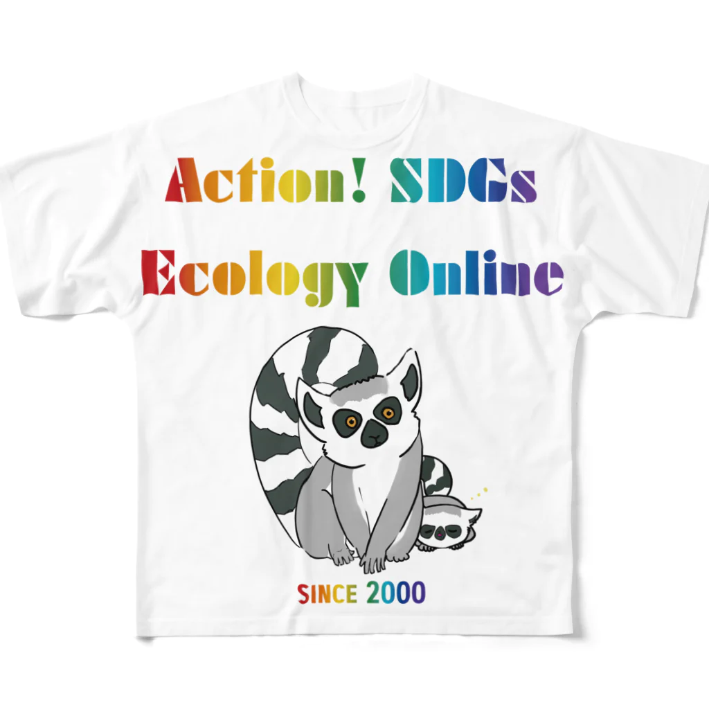 EcologyOnline（エコロジーオンライン）のAction! SDGs EOL All-Over Print T-Shirt