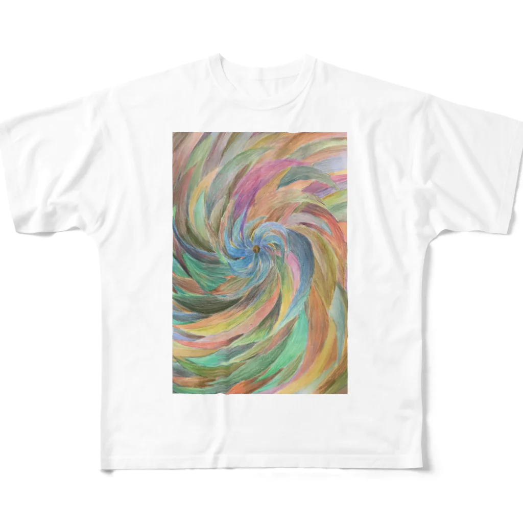 アッキーの単なる抽象画 All-Over Print T-Shirt
