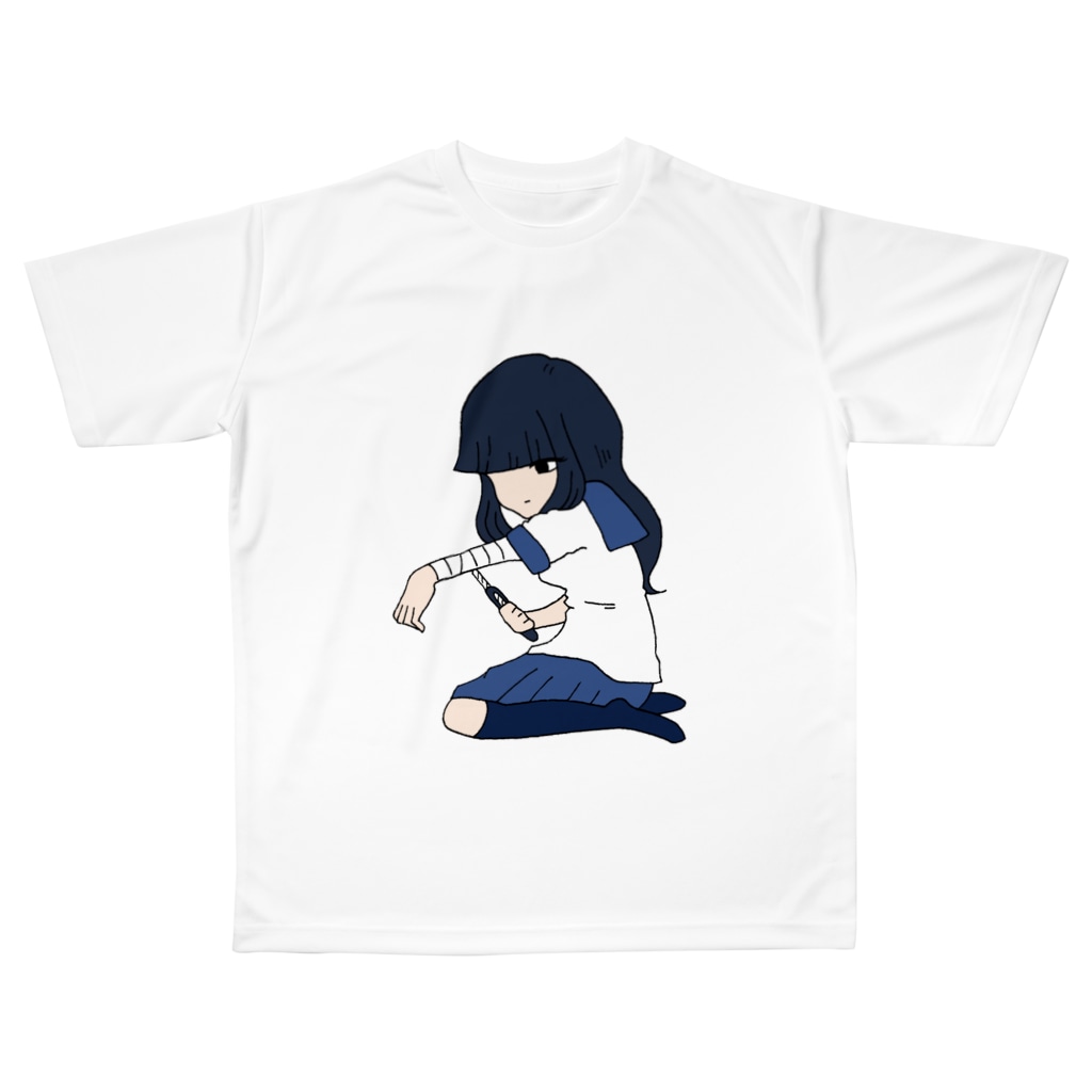 病み可愛い 自傷 オリジナル るーと ஐ ʚ ɞ ஐ Lud Mkbt のフルグラフィックtシャツ通販 Suzuri スズリ