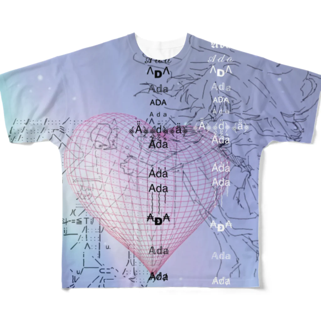 ももんが。のあわあわ All-Over Print T-Shirt