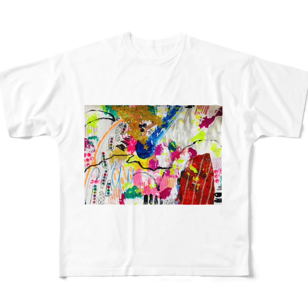 ヒラモトユミエのHope your mind. All-Over Print T-Shirt