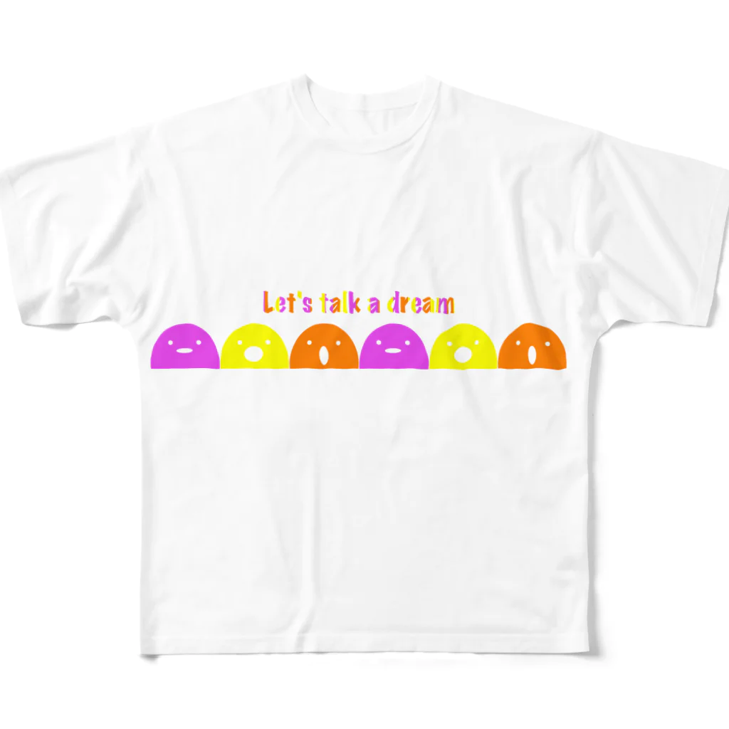 shiori-1の夢を語ろう フルグラフィックTシャツ